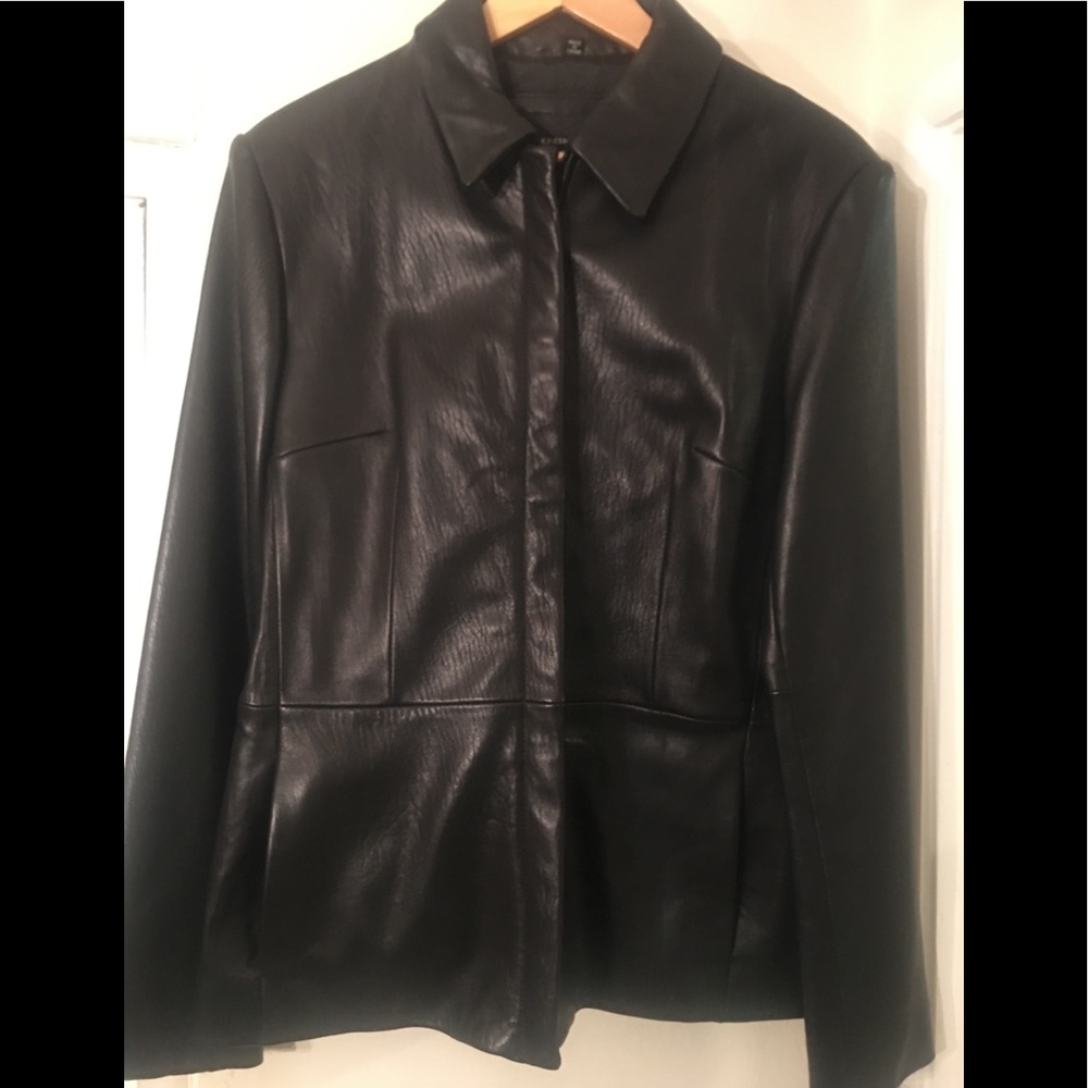 Jones NY Leather Jacket Sz M NWT